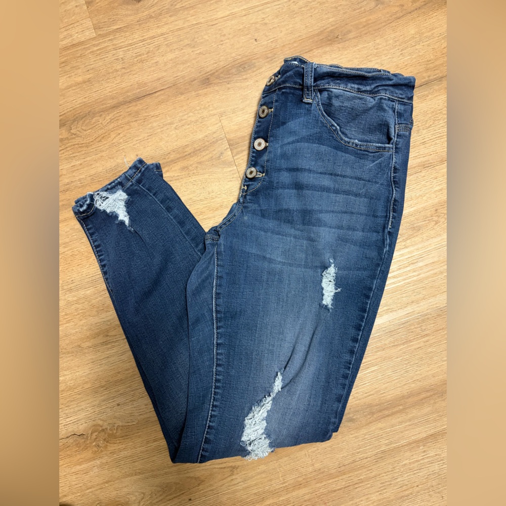 KanCan Women's Blue Skinny Jeans